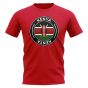 Kenya Football Badge T-Shirt (Red)