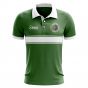 Algeria Concept Stripe Polo Shirt (Green)