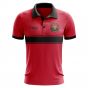 Angola Concept Stripe Polo Shirt (Red) (Kids)