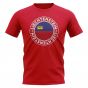 Liechtenstein Football Badge T-Shirt (Red)