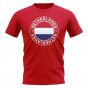 Netherlands Football Badge T-Shirt (Red)