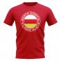 North Ossetia Football Badge T-Shirt (Red)