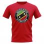 Saint Kitts and Nevis Football Badge T-Shirt (Red)