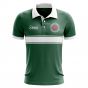 Bangladesh Concept Stripe Polo Shirt (Green) (Kids)