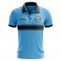 Botswana Concept Stripe Polo Shirt (Sky)