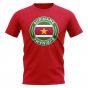 Suriname Football Badge T-Shirt (Red)