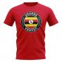 Uganda Football Badge T-Shirt (Red)