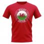 Wales Football Badge T-Shirt (Red)