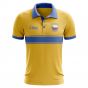 Comoros Concept Stripe Polo Shirt (Yellow) (Kids)