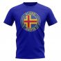 Aland Football Badge T-Shirt (Royal)