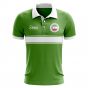 Equatorial Guinea Concept Stripe Polo Shirt (Green)