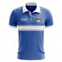 Estonia Concept Stripe Polo Shirt (Blue)