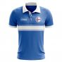 Faroe Islands Concept Stripe Polo Shirt (Blue) (Kids)