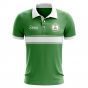 Ingushetia Concept Stripe Polo Shirt (Green) (Kids)