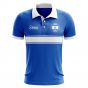 Israel Concept Stripe Polo Shirt (Blue)
