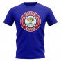 Belize Football Badge T-Shirt (Royal)