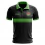 Malawi Concept Stripe Polo Shirt (Black) (Kids)