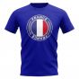 France Football Badge T-Shirt (Royal)