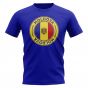 Moldova Football Badge T-Shirt (Royal)