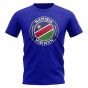 Namibia Football Badge T-Shirt (Royal)