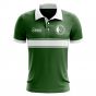 Pakistan Concept Stripe Polo Shirt (Green)