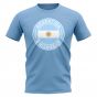 Argentina Football Badge T-Shirt (Sky)