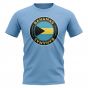 Bahamas Football Badge T-Shirt (Sky)