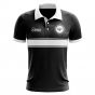 Saint Barthelemy Concept Stripe Polo Shirt (Black)