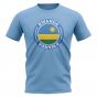 Rwanda Football Badge T-Shirt (Sky)