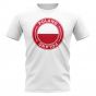 Poland Football Badge T-Shirt (White)