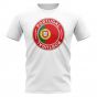 Portugal Football Badge T-Shirt (White)