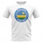 Rwanda Football Badge T-Shirt (White)