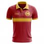 Spain Concept Stripe Polo Shirt (Red) (Kids)