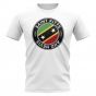 Saint Kitts and Nevis Football Badge T-Shirt (White)