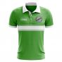 Tanzania Concept Stripe Polo Shirt (Green) (Kids)