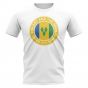 Saint Vincent Grenadines Football Badge T-Shirt (White)