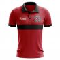 Trinidad and Tobago Concept Stripe Polo Shirt (Red) (Kids)