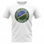Solomon Islands Football Badge T-Shirt (White)