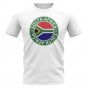 South Africa Football Badge T-Shirt (White)