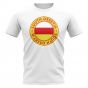South Ossetia Football Badge T-Shirt (White)