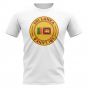 Sri Lanka Football Badge T-Shirt (White)