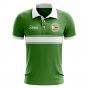 Zimbabwe Concept Stripe Polo Shirt (Green) (Kids)