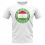 Tajikstan Football Badge T-Shirt (White)