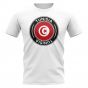 Tunisia Football Badge T-Shirt (White)