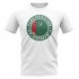 Turkmenistan Football Badge T-Shirt (White)