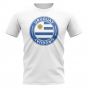 Uruguay Football Badge T-Shirt (White)