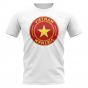 Vietnam Football Badge T-Shirt (White)