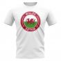 Wales Football Badge T-Shirt (White)