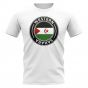 Western Sahara Football Badge T-Shirt (White)