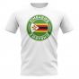 Zimbabwe Football Badge T-Shirt (White)